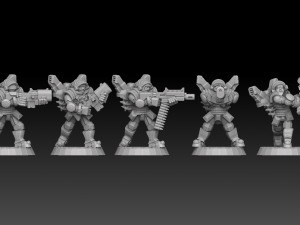 Astroknight Megapack Barehead Edition 3D प्रिंट मॉडल