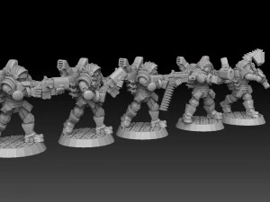 Astroknight Megapack Barehead Edition 3D Print Model