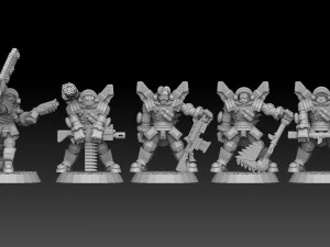 Astroknight Megapack Barehead Edition 3D Print Model