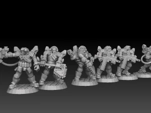 Astroknight Megapack Barehead Edition 3D Print Model