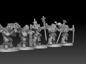 Astroknight Megapack Barehead Edition 3D Print Model