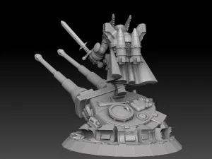 Astroknight Megapack Barehead Edition 3D Print Model