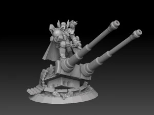 Astroknight Megapack Barehead Edition 3D Print Model