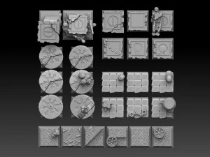 28mm Base Megapack 3D Print Model
