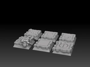 28mm Base Megapack 3D Print Model