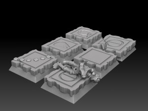 28mm Base Megapack 3D-printmodel
