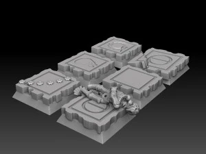28mm Base Megapack 3D Print Model