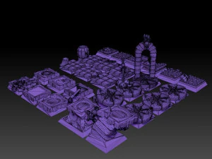 28mm Base Megapack 3D Print Model
