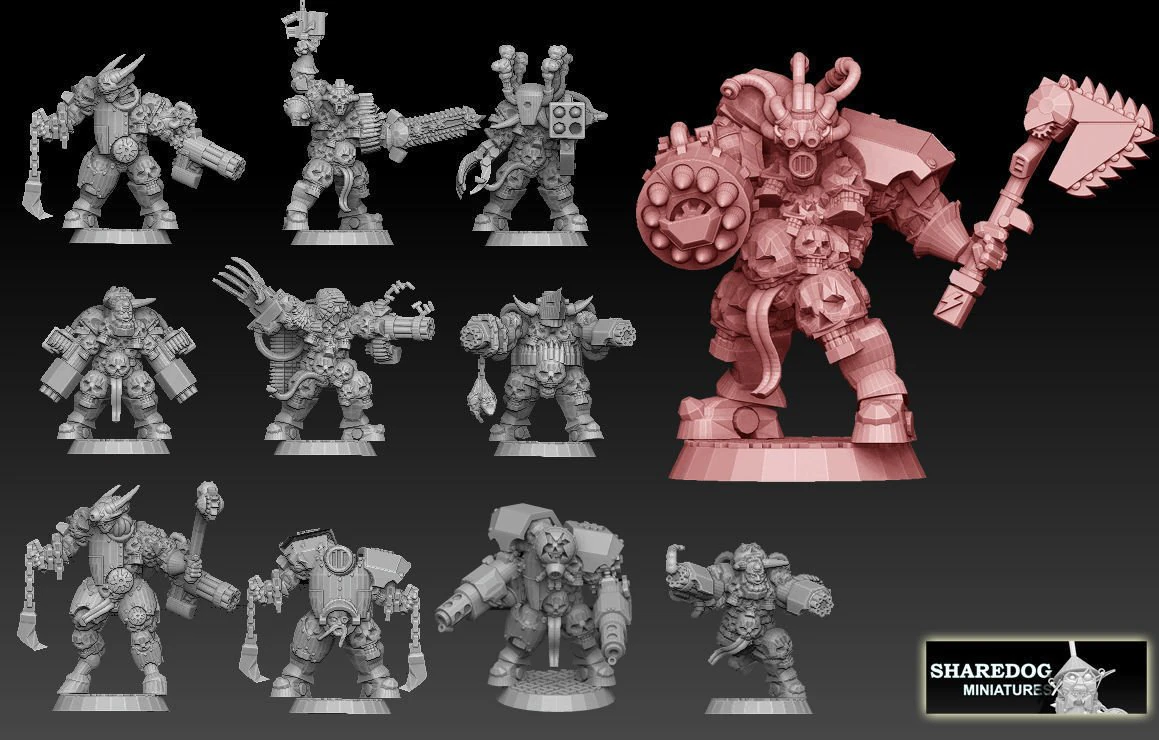 Destroyer Megapack 3D Print Model .c4d .max .obj .3ds .fbx .stl .blend 