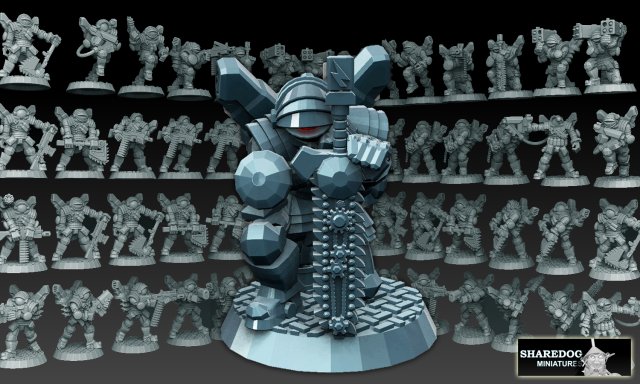Astroknight Megapack Modelo de impresión 3D .c4d .max .obj .3ds .fbx .stl .blend 