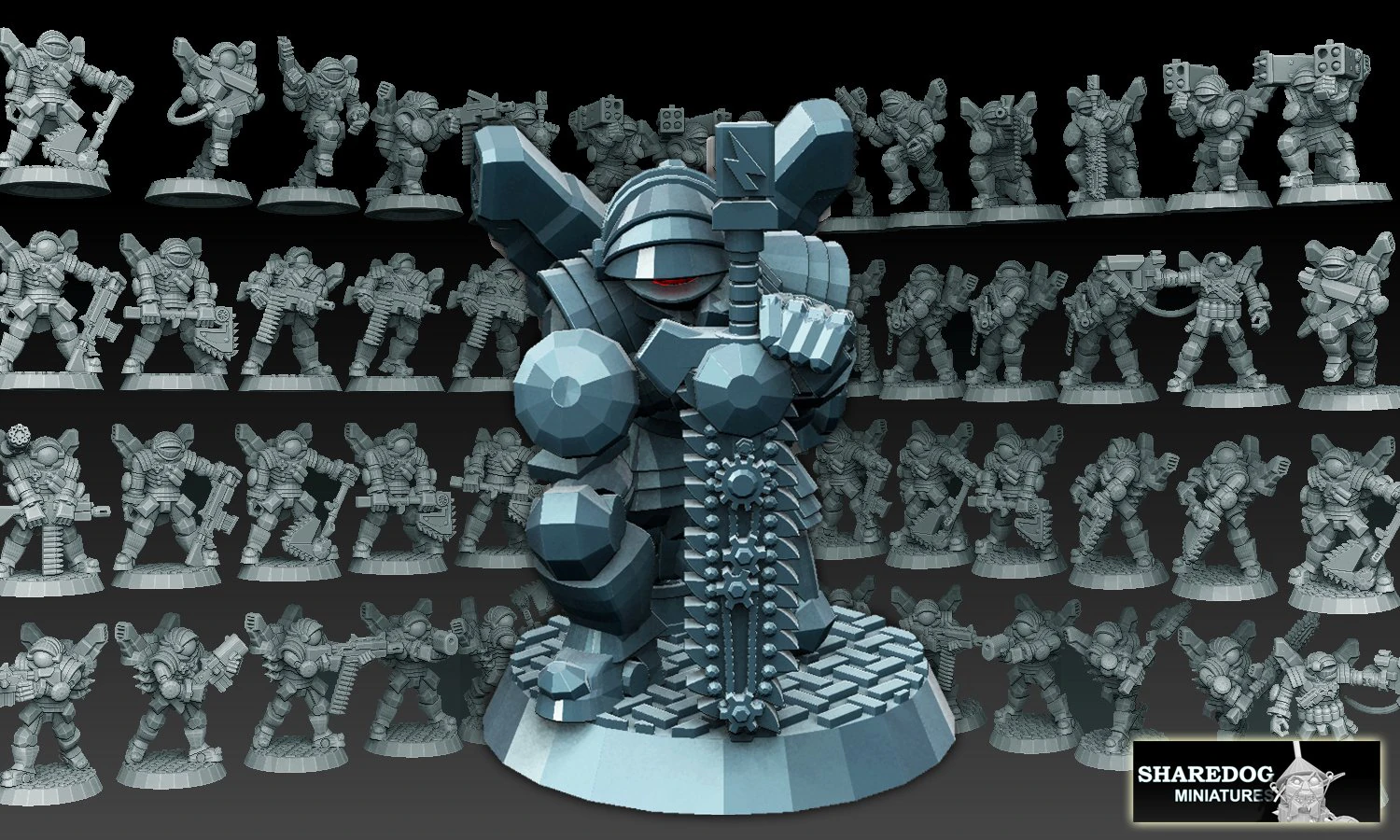 Astroknight Megapack 3D Print Model .c4d .max .obj .3ds .fbx .stl .blend