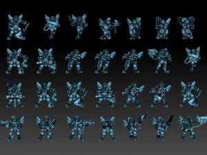 Astroknight Megapack 3D Print Model