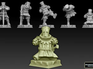 Чорний лицар 3D Принт Модель