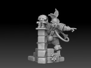 Anachronist Arquebusier Company 3D Print Model