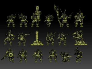 Anachronist Arquebusier Company 3D Print Model