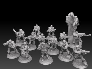 Combat Monks Cadre Megapack Modelo de impresión 3D