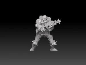 Combat Monks Cadre Megapack 3D Print Model