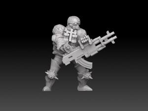 Combat Monks Cadre Megapack Modelo de impresión 3D
