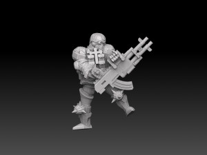 Combat Monks Cadre Megapack Modelo de impresión 3D