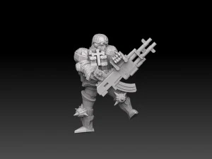 Combat Monks Cadre Megapack 3D Print Model