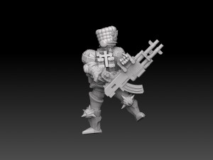 Combat Monks Cadre Megapack Modelo de impresión 3D