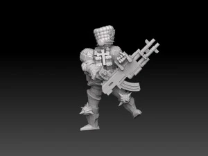 Combat Monks Cadre Megapack 3D Print Model