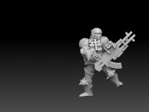 Combat Monks Cadre Megapack Modelo de impresión 3D