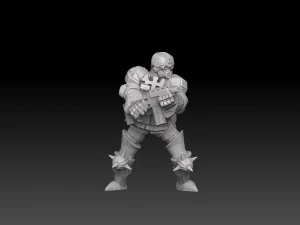 Combat Monks Cadre Megapack 3D Print Model