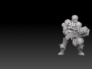 Combat Monks Cadre Megapack 3D Print Model