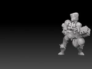 Combat Monks Cadre Megapack 3D Print Model
