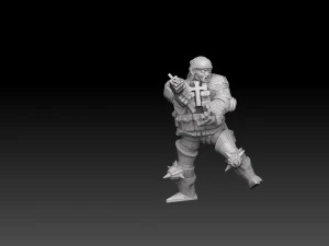 Combat Monks Cadre Megapack 3D Print Model