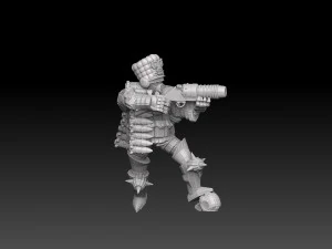 Combat Monks Cadre Megapack 3D Print Model