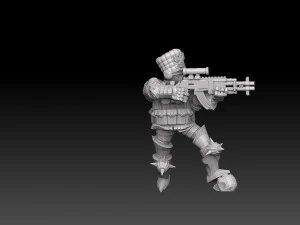 Combat Monks Cadre Megapack 3D Print Model
