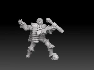 Combat Monks Cadre Megapack 3D Print Model