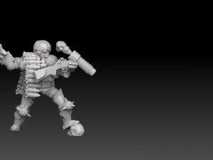 Combat Monks Cadre Megapack 3D Print Model