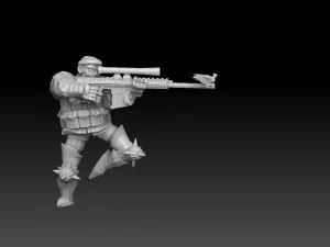 Combat Monks Cadre Megapack 3D Print Model