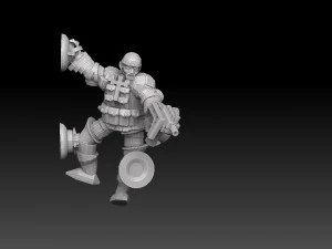 Combat Monks Cadre Megapack 3D Print Model