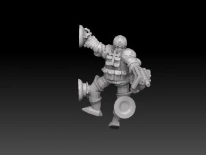 Combat Monks Cadre Megapack 3D Print Model