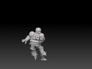 Combat Monks Cadre Megapack 3D Print Model