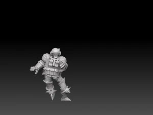 Combat Monks Cadre Megapack 3D Print Model
