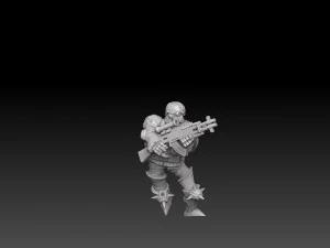 Combat Monks Cadre Megapack 3D Print Model