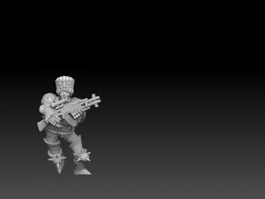 Combat Monks Cadre Megapack 3D Print Model