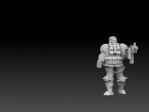 Combat Monks Cadre Megapack 3D Print Model