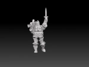 Combat Monks Cadre Megapack 3D Print Model