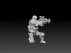 Combat Monks Cadre Megapack 3D Print Model