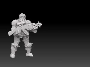 Combat Monks Cadre Megapack 3D Print Model