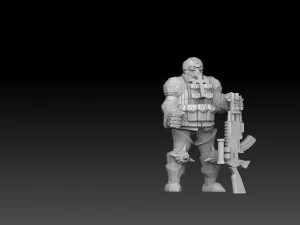 Combat Monks Cadre Megapack 3D Print Model