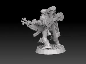 Combat Monks Cadre Megapack 3D Print Model