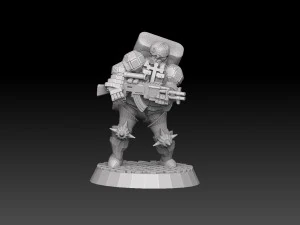 Combat Monks Cadre Megapack 3D Print Model