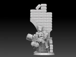 Combat Monks Cadre Megapack 3D Print Model
